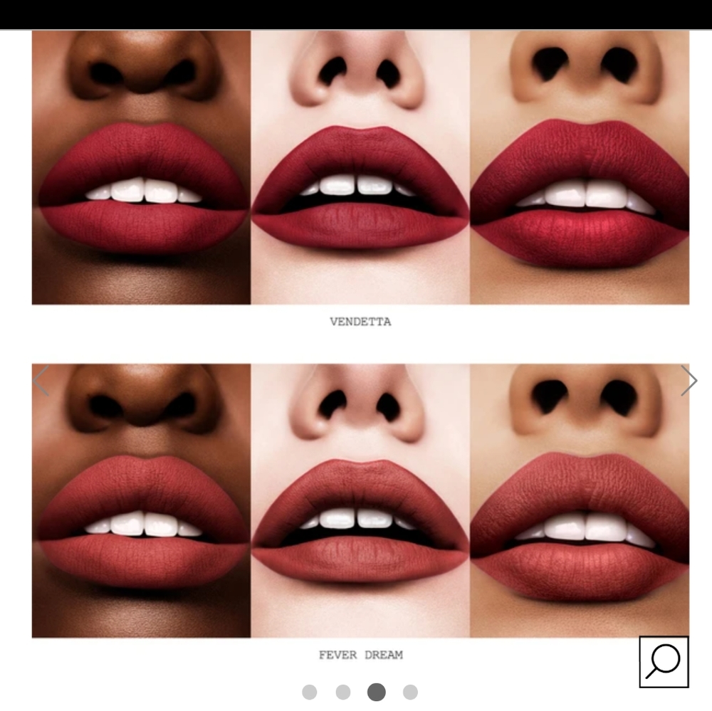 Pat McGrath MatteTrance duo Vendetta/Fever Dream